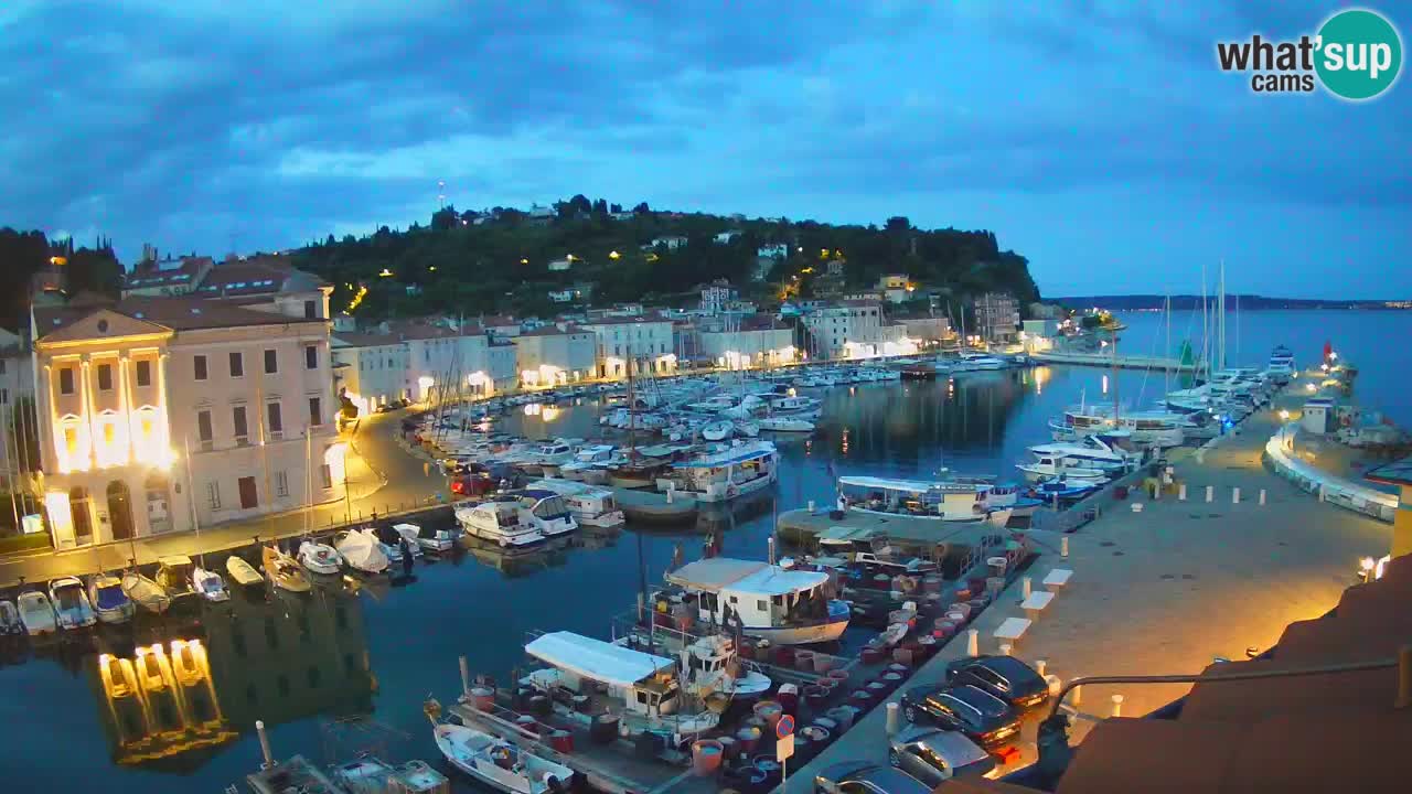 Live webcam from Piran “Mandrač” – Amazing live view from Villa Piranesi