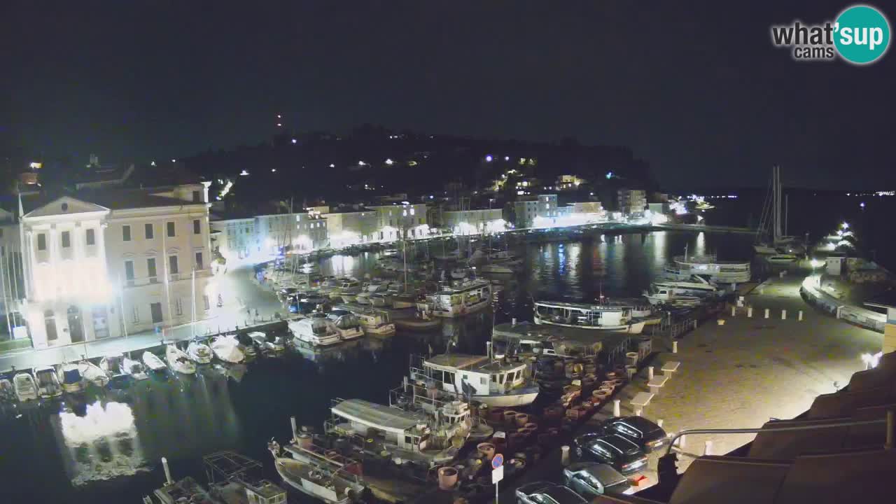 Live-Webcam aus Piran “Mandrač” – Erstaunliche Live-Ansicht von Villa Piranesi