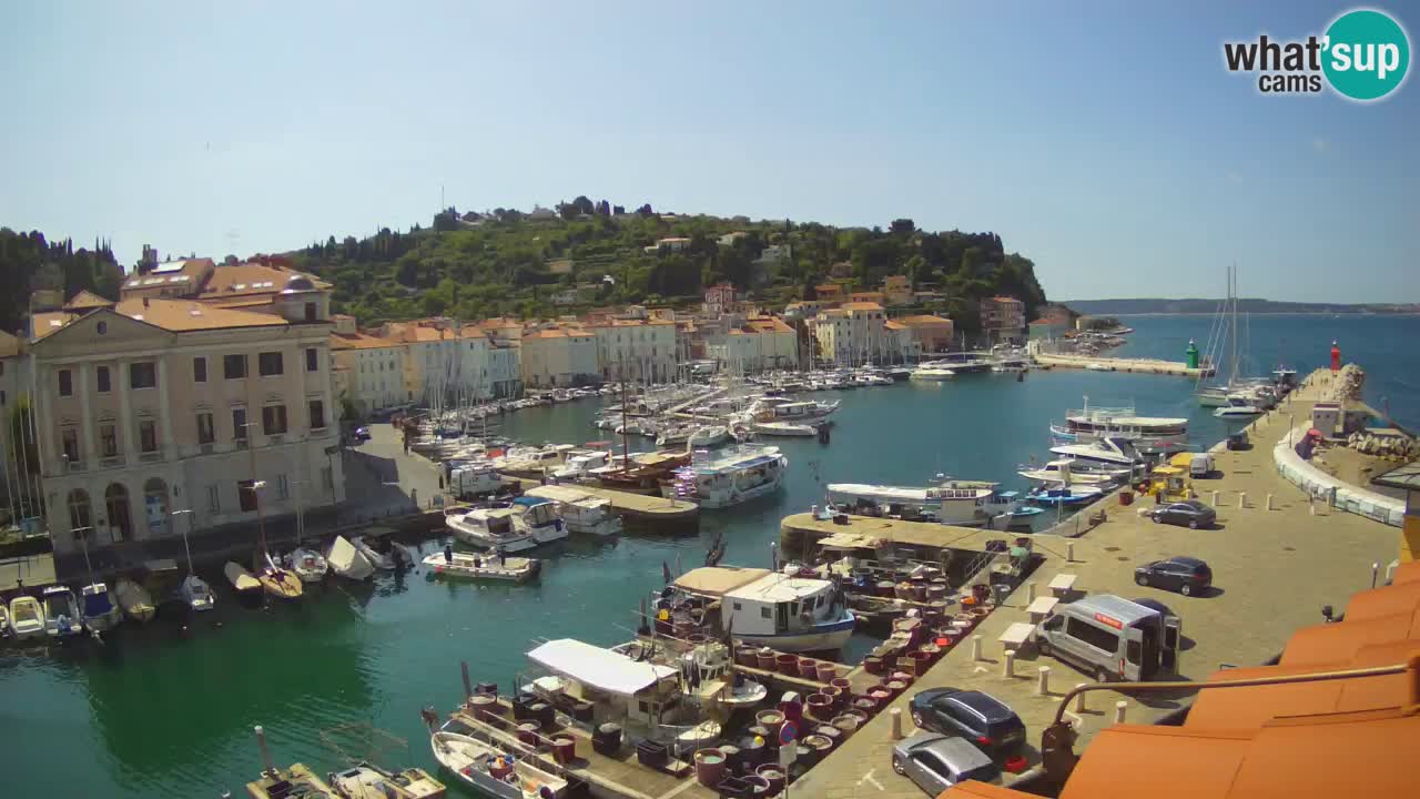Live webcam from Piran “Mandrač” – Amazing live view from Villa Piranesi