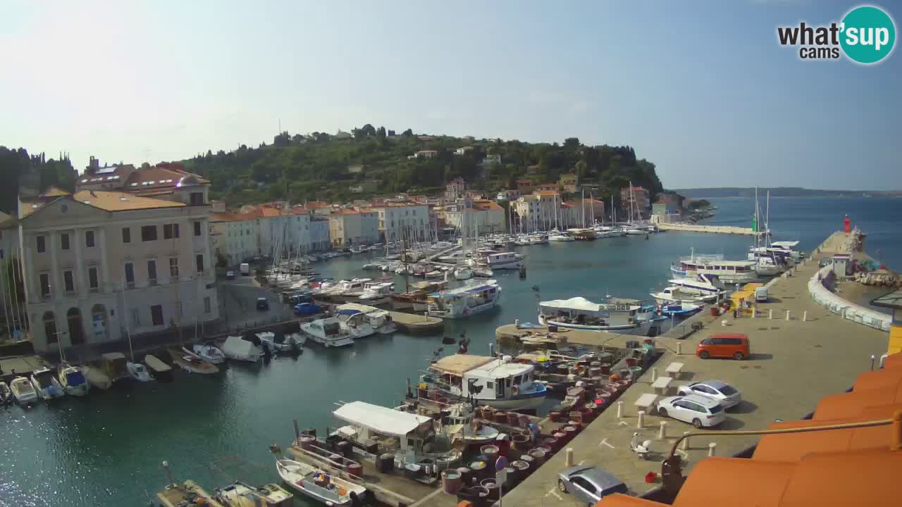 Live webcam from Piran “Mandrač” – Amazing live view from Villa Piranesi