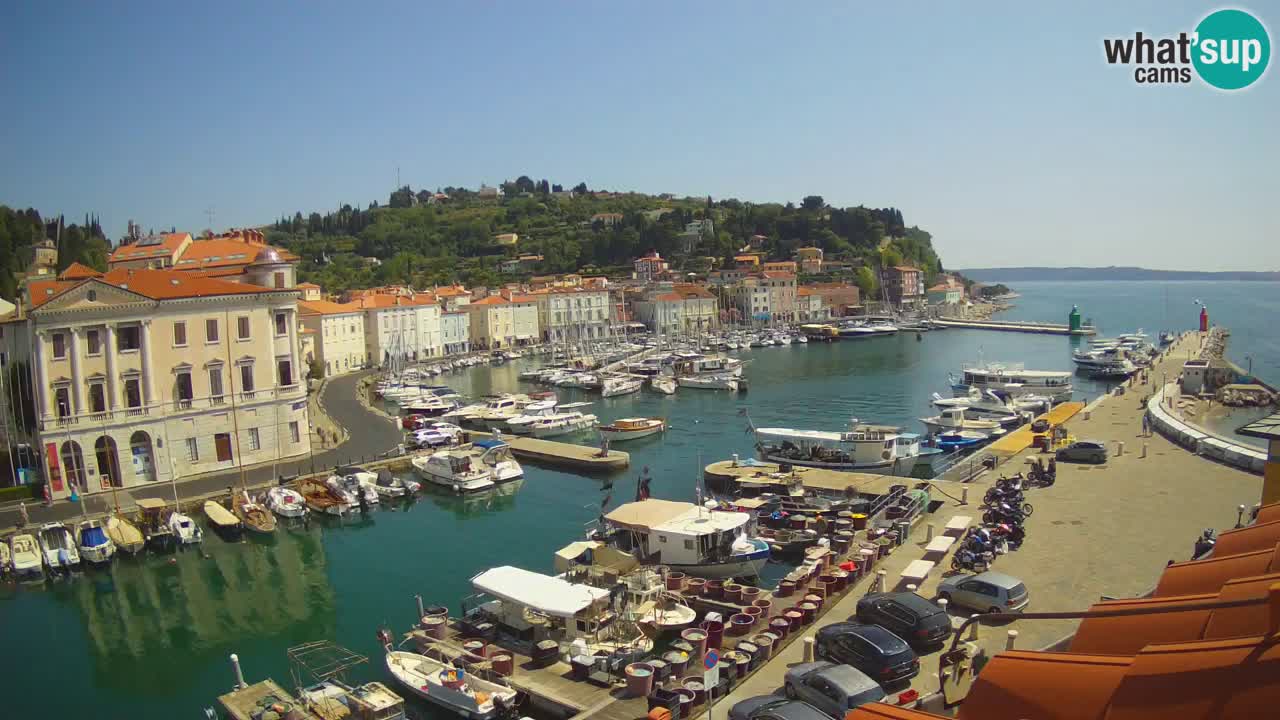 Live webcam from Piran “Mandrač” – Amazing live view from Villa Piranesi