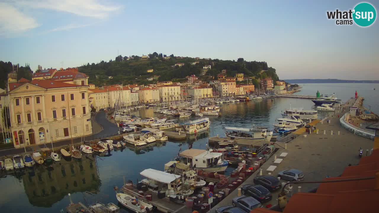 Live webcam from Piran “Mandrač” – Amazing live view from Villa Piranesi