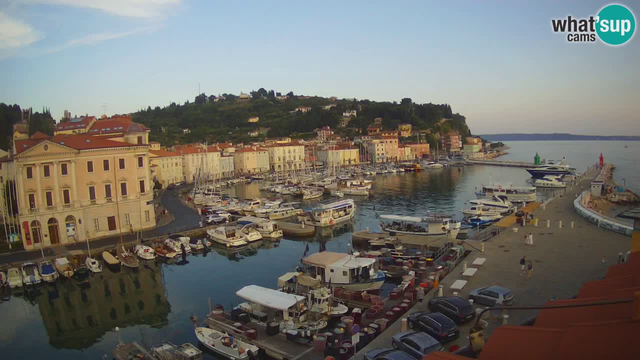 Live webcam from Piran “Mandrač” – Amazing live view from Villa Piranesi