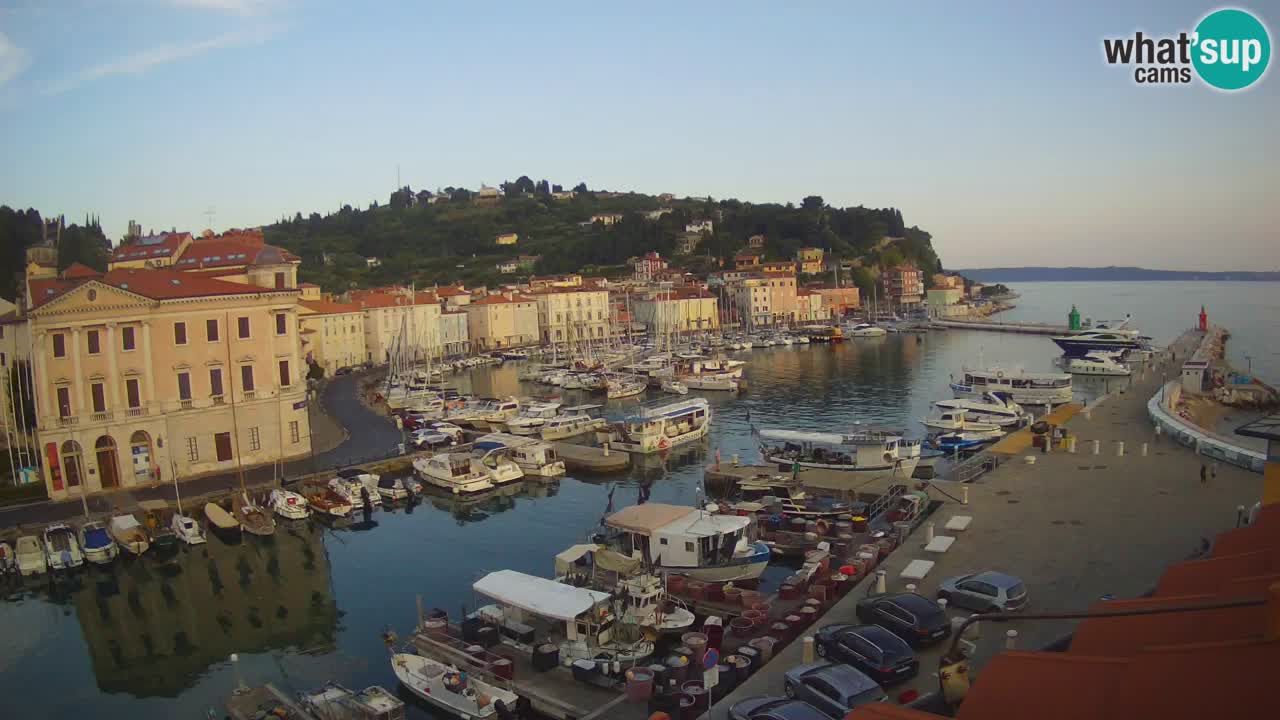 Live webcam from Piran “Mandrač” – Amazing live view from Villa Piranesi