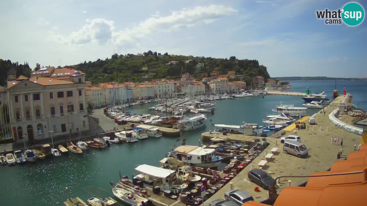 Live webcam from Piran “Mandrač” – Amazing live view from Villa Piranesi