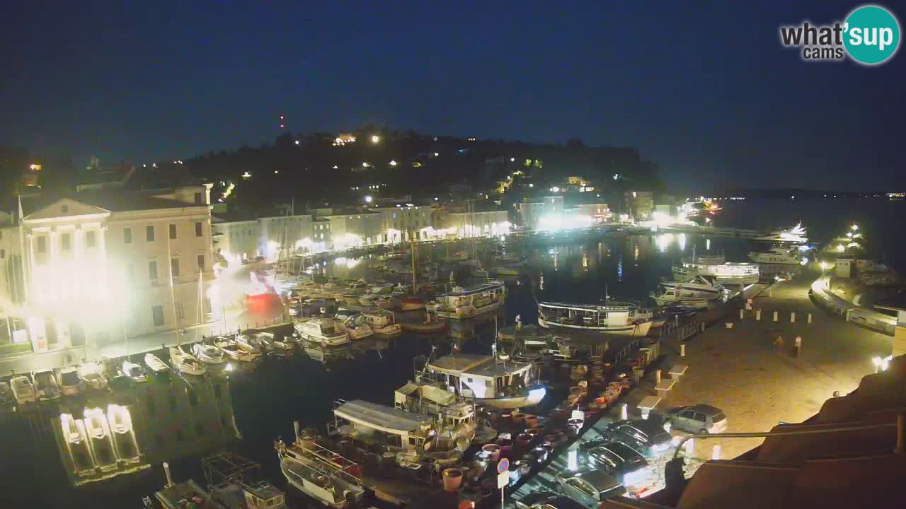 Live webcam da Pirano “Mandrač” – Splendida vista live da Villa Piranesi
