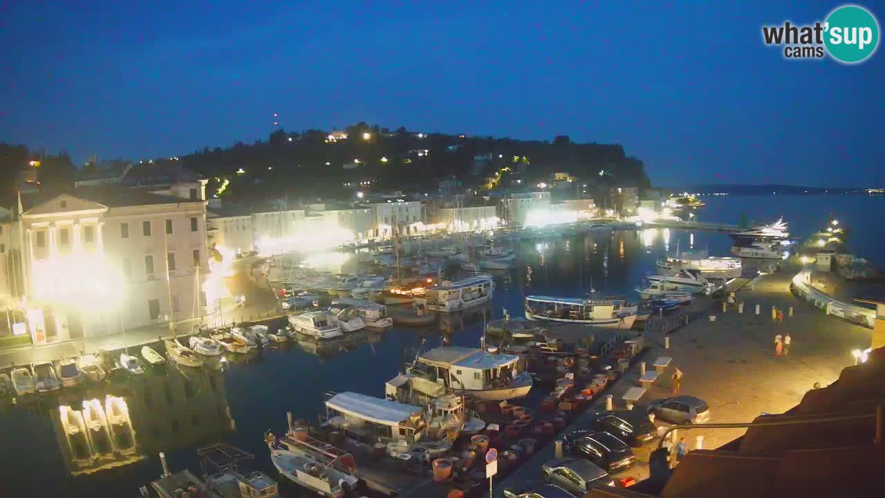 Live-Webcam aus Piran “Mandrač” – Erstaunliche Live-Ansicht von Villa Piranesi