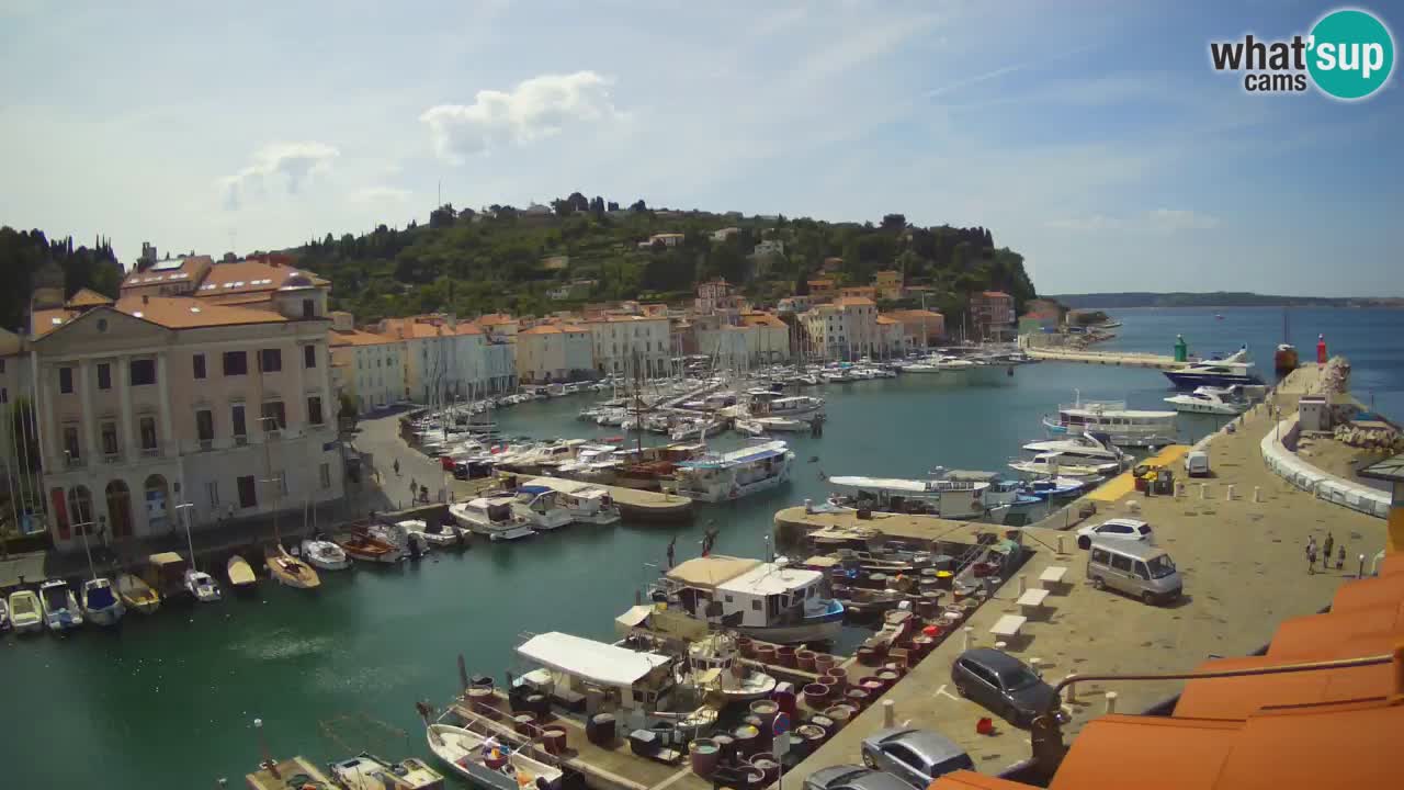Live-Webcam aus Piran “Mandrač” – Erstaunliche Live-Ansicht von Villa Piranesi