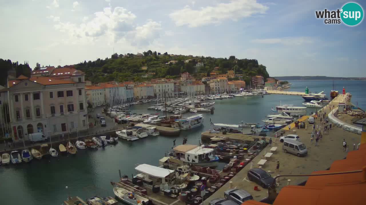 Live webcam from Piran “Mandrač” – Amazing live view from Villa Piranesi