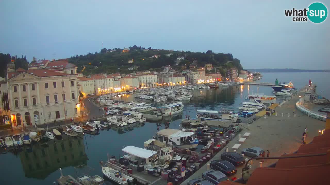Live-Webcam aus Piran “Mandrač” – Erstaunliche Live-Ansicht von Villa Piranesi