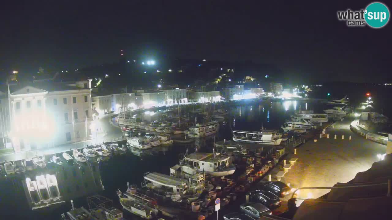 Live-Webcam aus Piran “Mandrač” – Erstaunliche Live-Ansicht von Villa Piranesi