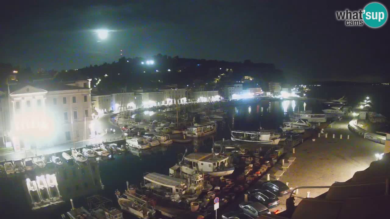 Live-Webcam aus Piran “Mandrač” – Erstaunliche Live-Ansicht von Villa Piranesi