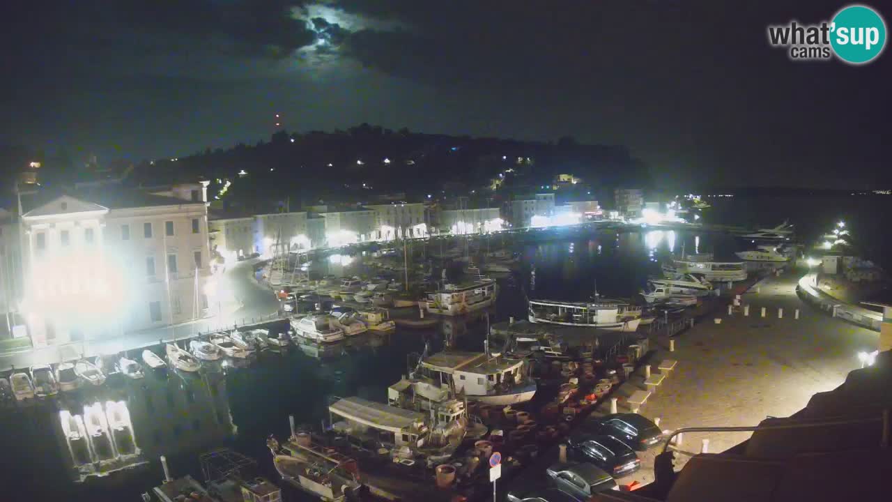 Live-Webcam aus Piran “Mandrač” – Erstaunliche Live-Ansicht von Villa Piranesi