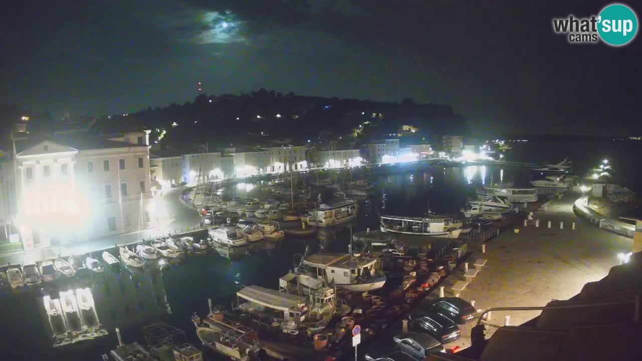 Live-Webcam aus Piran “Mandrač” – Erstaunliche Live-Ansicht von Villa Piranesi