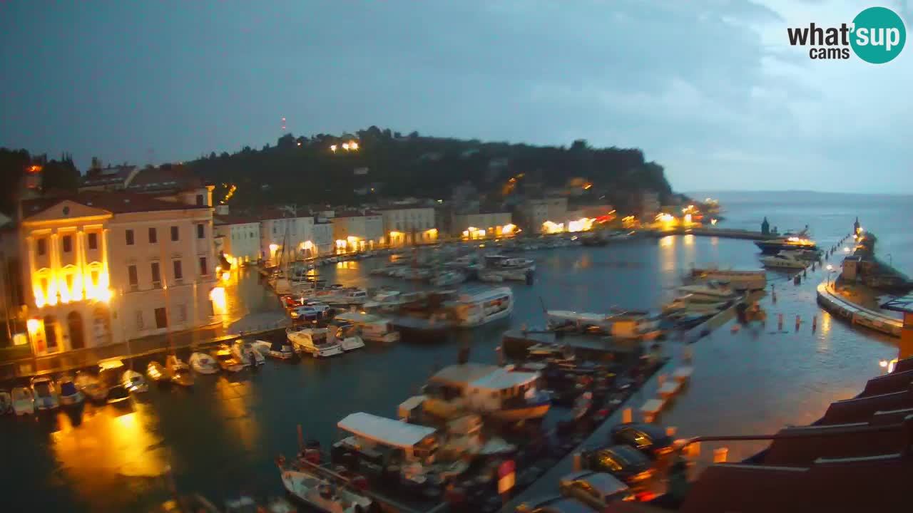 Live webcam from Piran “Mandrač” – Amazing live view from Villa Piranesi