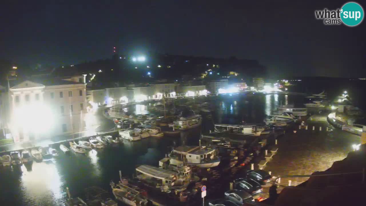 Live webcam da Pirano “Mandrač” – Splendida vista live da Villa Piranesi