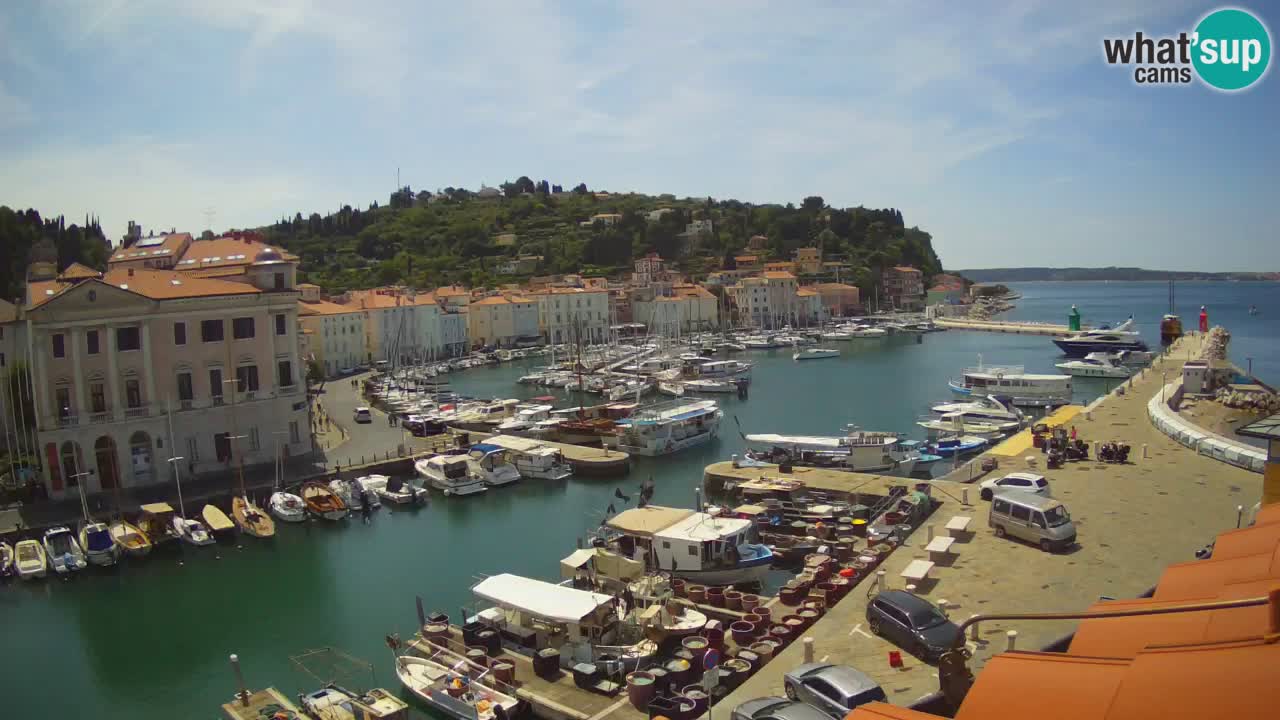 Live webcam from Piran “Mandrač” – Amazing live view from Villa Piranesi