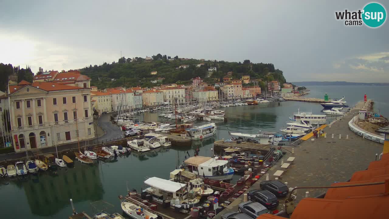 Cámara web en vivo desde Piran “Mandrač” – Increíble vista en vivo desde Villa Piranesi
