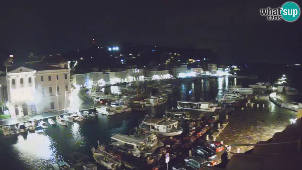 Live webcam da Pirano “Mandrač” – Splendida vista live da Villa Piranesi