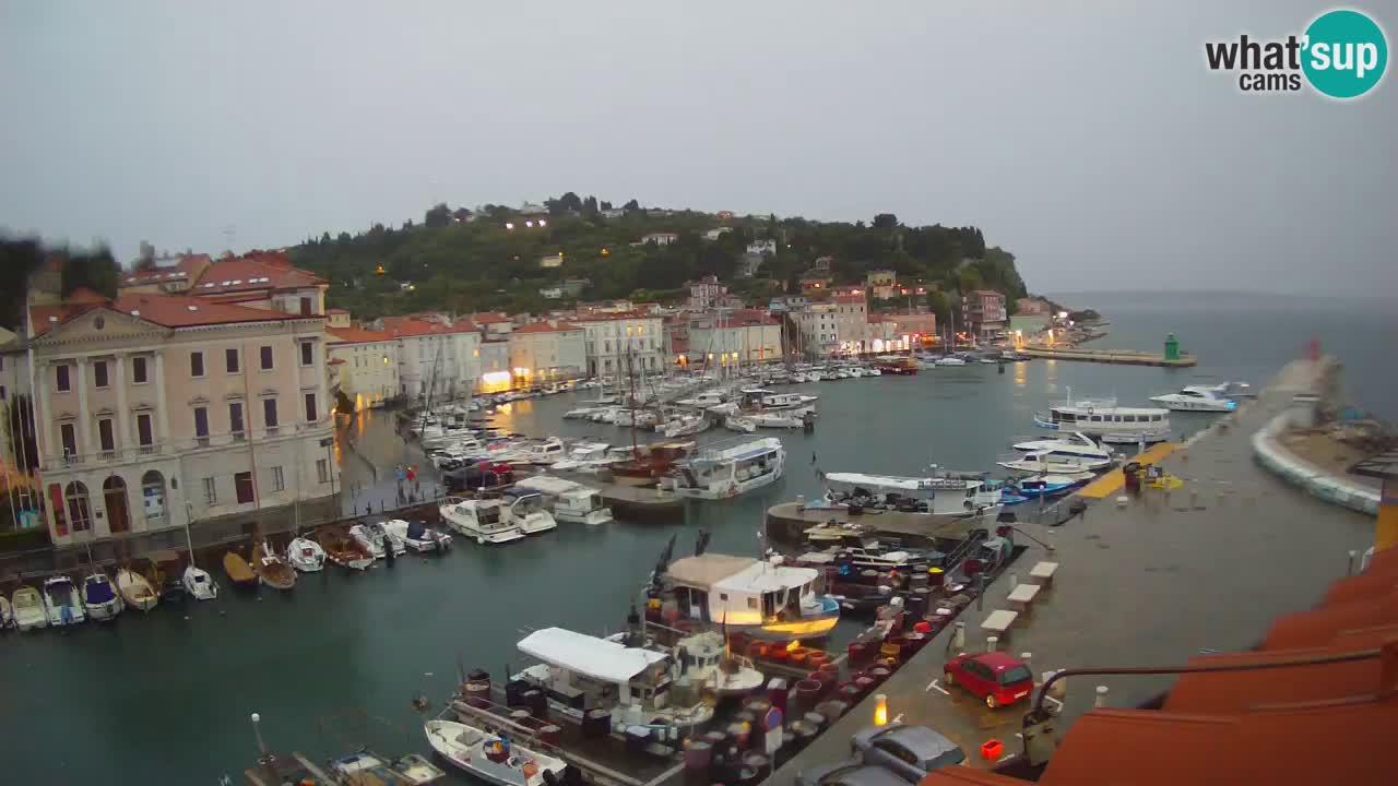 Live-Webcam aus Piran “Mandrač” – Erstaunliche Live-Ansicht von Villa Piranesi