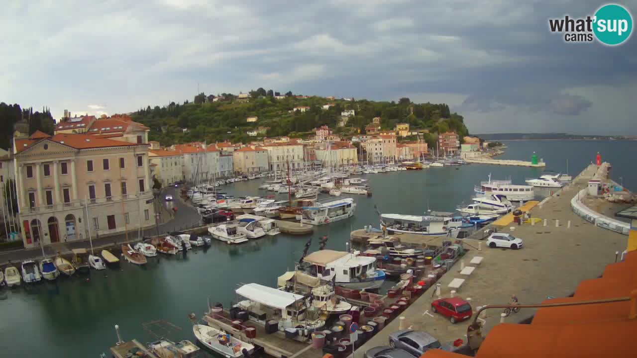 Live-Webcam aus Piran “Mandrač” – Erstaunliche Live-Ansicht von Villa Piranesi