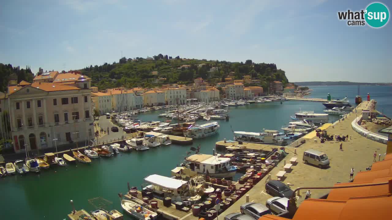 Cámara web en vivo desde Piran “Mandrač” – Increíble vista en vivo desde Villa Piranesi
