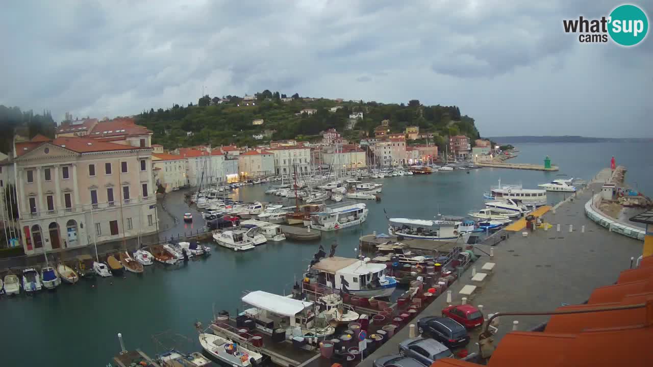 Live-Webcam aus Piran “Mandrač” – Erstaunliche Live-Ansicht von Villa Piranesi