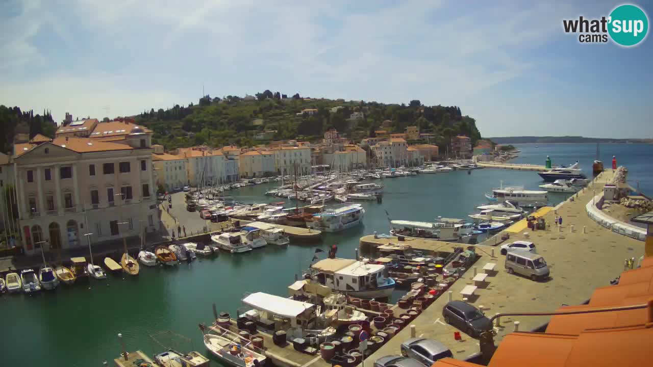 Cámara web en vivo desde Piran “Mandrač” – Increíble vista en vivo desde Villa Piranesi