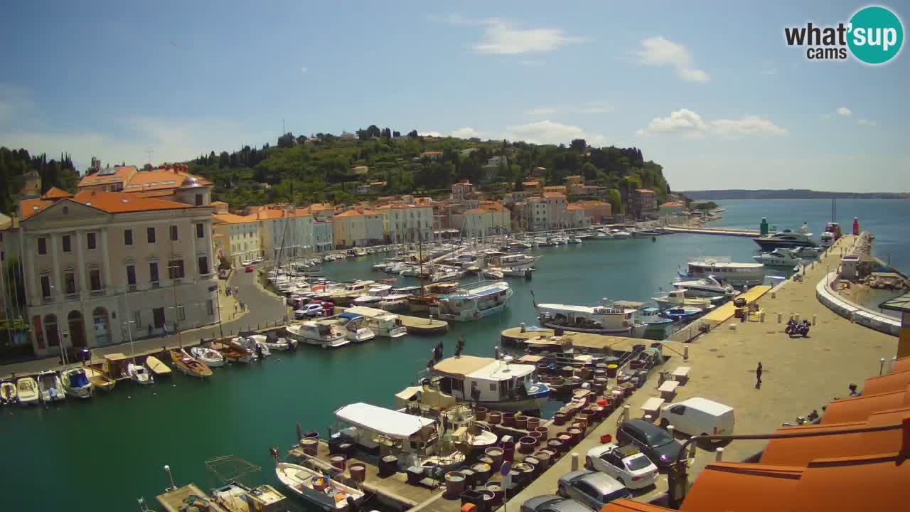 Cámara web en vivo desde Piran “Mandrač” – Increíble vista en vivo desde Villa Piranesi