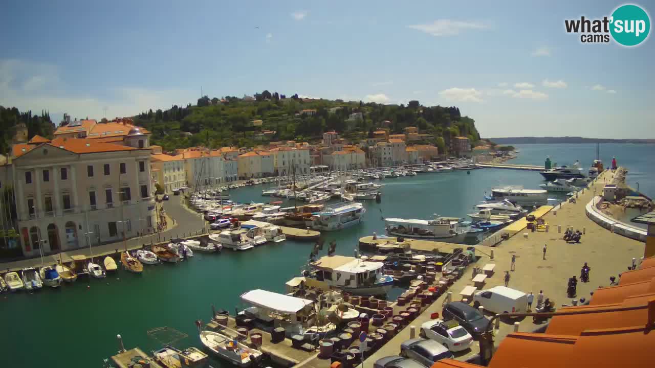 Cámara web en vivo desde Piran “Mandrač” – Increíble vista en vivo desde Villa Piranesi