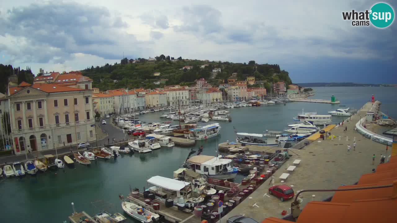 Live-Webcam aus Piran “Mandrač” – Erstaunliche Live-Ansicht von Villa Piranesi