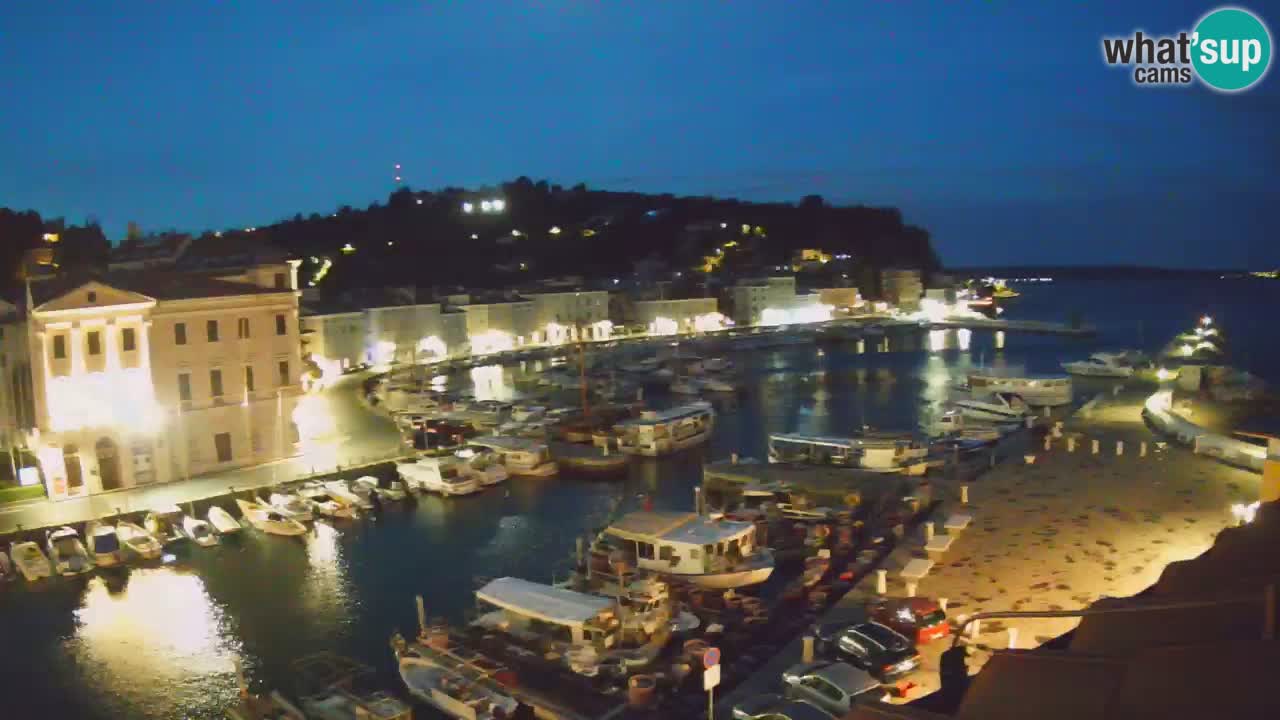 Live webcam da Pirano “Mandrač” – Splendida vista live da Villa Piranesi