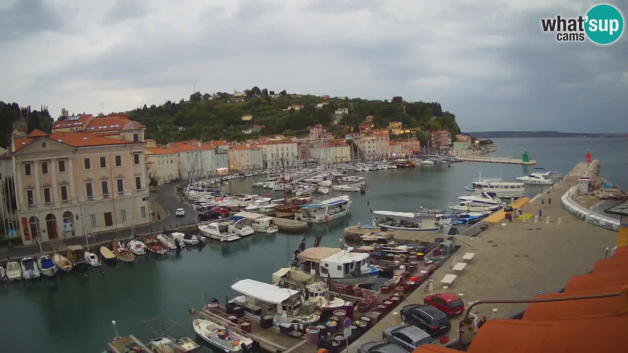 Cámara web en vivo desde Piran “Mandrač” – Increíble vista en vivo desde Villa Piranesi
