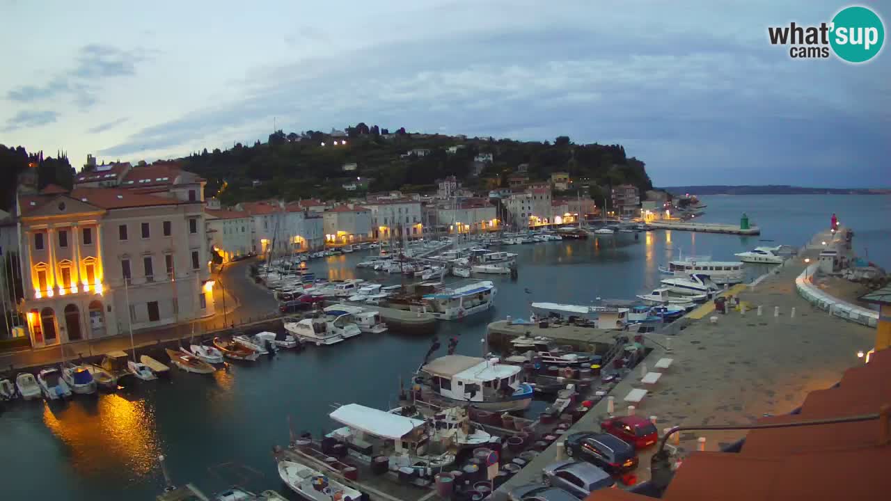 Cámara web en vivo desde Piran “Mandrač” – Increíble vista en vivo desde Villa Piranesi