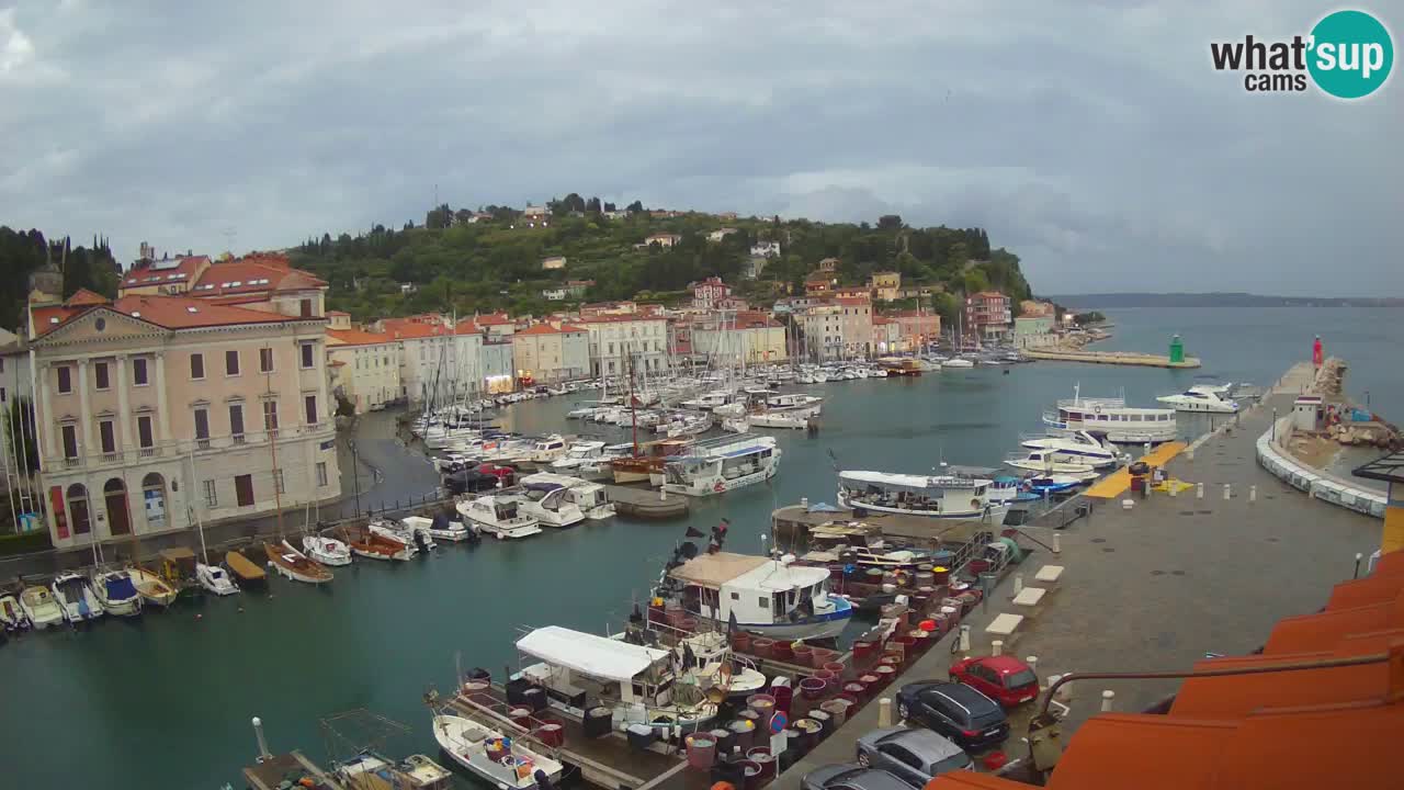 Cámara web en vivo desde Piran “Mandrač” – Increíble vista en vivo desde Villa Piranesi