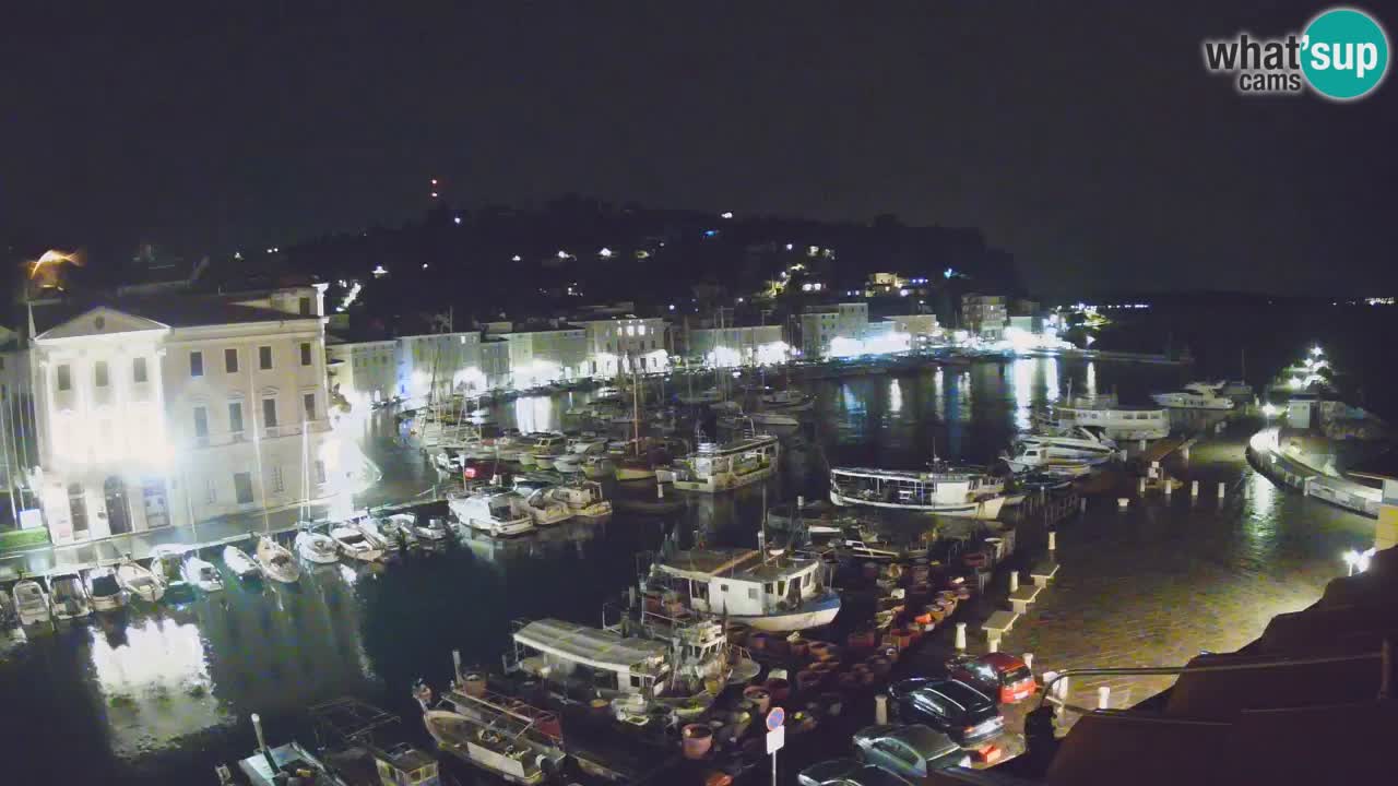 Live webcam da Pirano “Mandrač” – Splendida vista live da Villa Piranesi