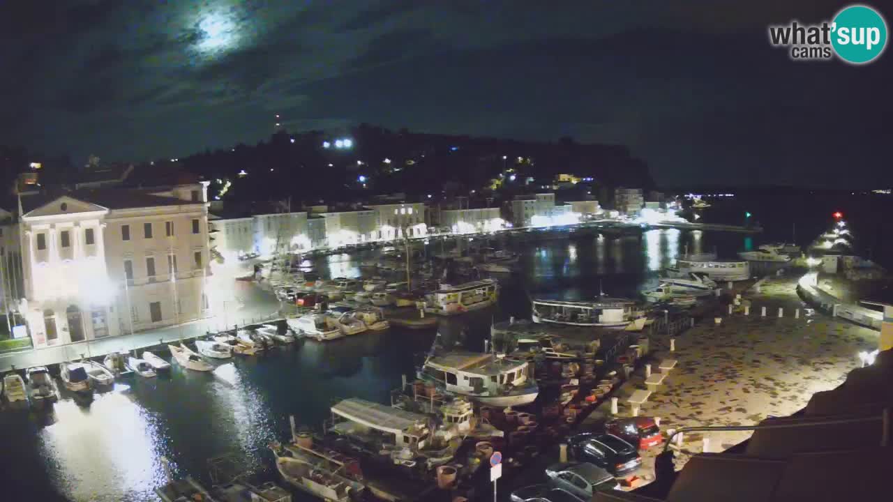 Live webcam da Pirano “Mandrač” – Splendida vista live da Villa Piranesi