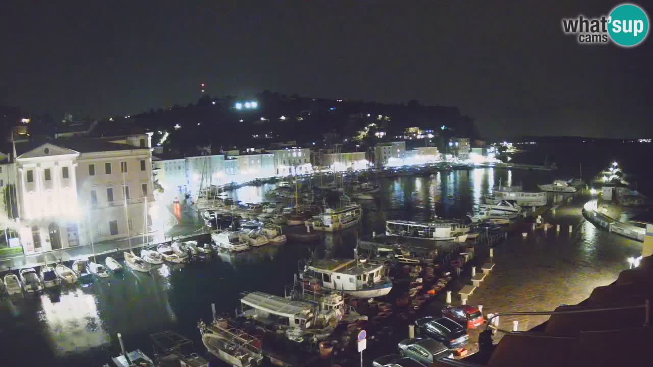 Live webcam da Pirano “Mandrač” – Splendida vista live da Villa Piranesi