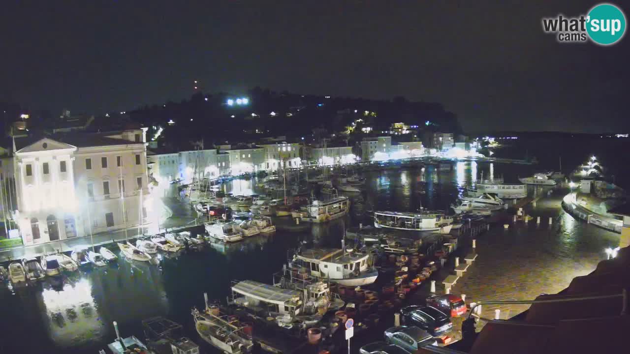 Live webcam da Pirano “Mandrač” – Splendida vista live da Villa Piranesi