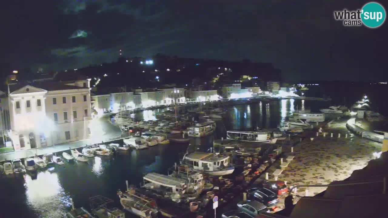 Live-Webcam aus Piran “Mandrač” – Erstaunliche Live-Ansicht von Villa Piranesi