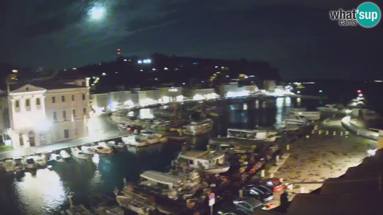 Live-Webcam aus Piran “Mandrač” – Erstaunliche Live-Ansicht von Villa Piranesi