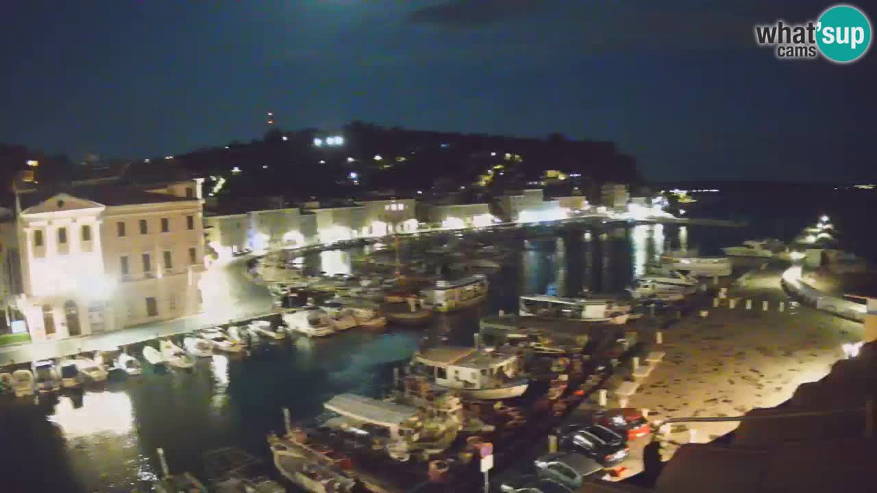 Live webcam da Pirano “Mandrač” – Splendida vista live da Villa Piranesi