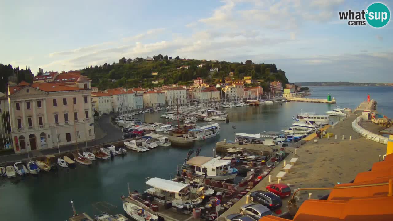 Cámara web en vivo desde Piran “Mandrač” – Increíble vista en vivo desde Villa Piranesi