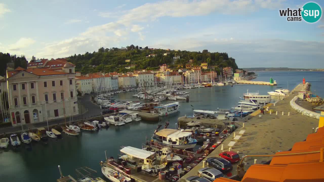 Cámara web en vivo desde Piran “Mandrač” – Increíble vista en vivo desde Villa Piranesi