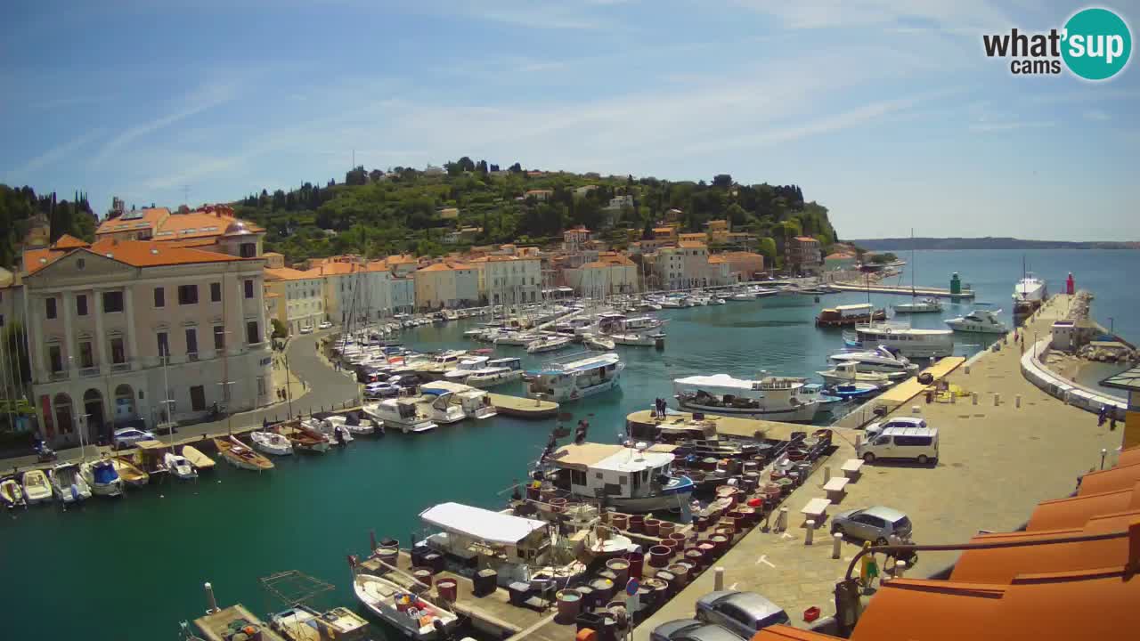 Live webcam from Piran “Mandrač” – Amazing live view from Villa Piranesi