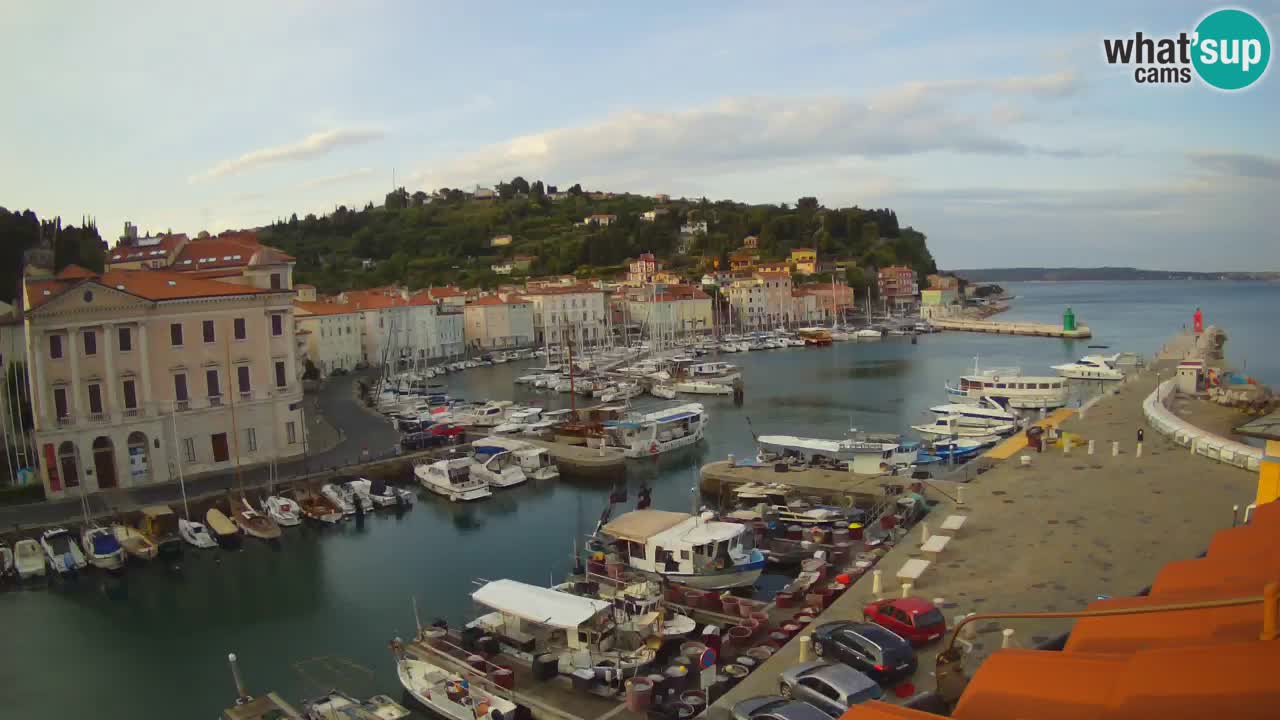 Cámara web en vivo desde Piran “Mandrač” – Increíble vista en vivo desde Villa Piranesi