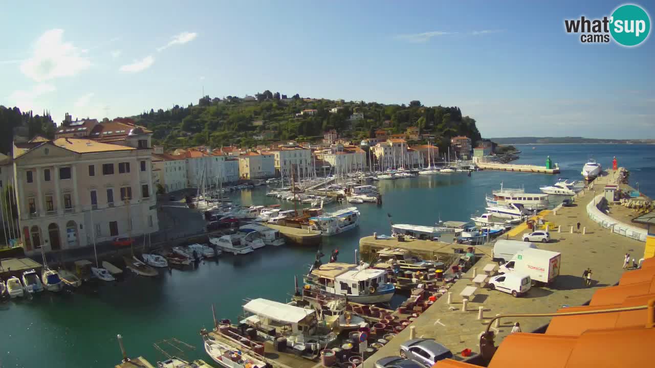 Live webcam from Piran “Mandrač” – Amazing live view from Villa Piranesi