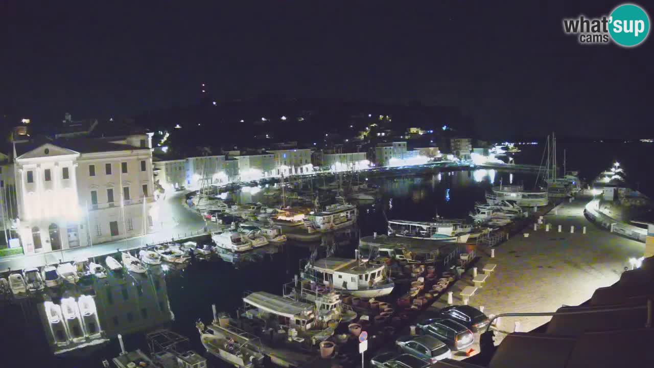 Live webcam da Pirano “Mandrač” – Splendida vista live da Villa Piranesi