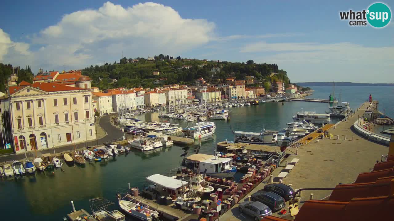 Cámara web en vivo desde Piran “Mandrač” – Increíble vista en vivo desde Villa Piranesi