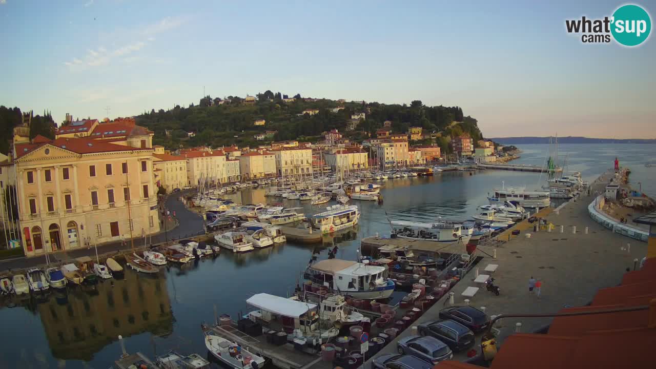 Live-Webcam aus Piran “Mandrač” – Erstaunliche Live-Ansicht von Villa Piranesi